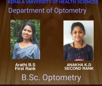 4. B.Sc. optometry Rank